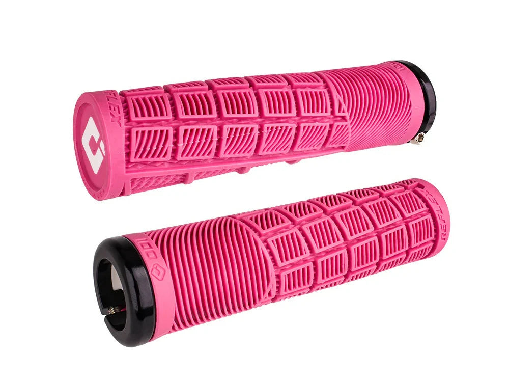 Reflex, v2.1 Lock-On  ,MTB, Closed End ,135mm, Wht/Pink