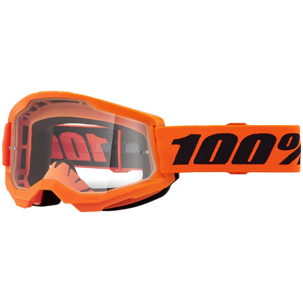 STRATA 2 JUNIOR Goggle Neon Orange - Clear Lens