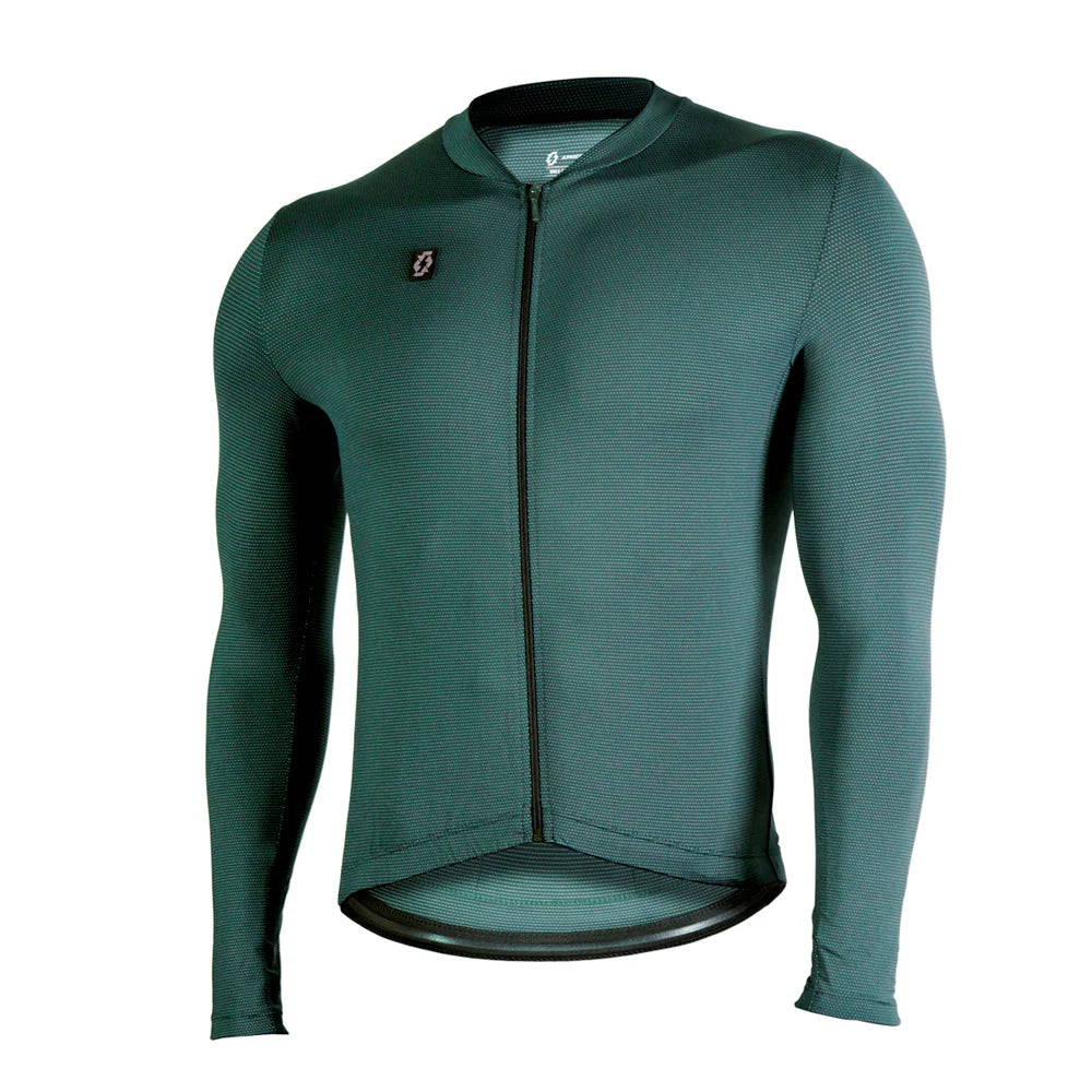 JERSEY APHESIS MANGA LARGA HOMBRE VERDE PUNTOS TARO TALLA M