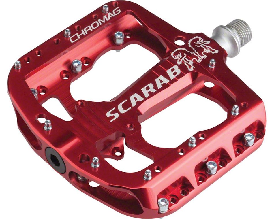 PEDALES CHROMAG SCARAB ROJOS