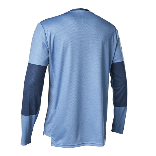 Jersey Fox Defend Foxhead m Larga Azul S
