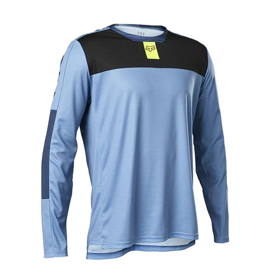 Jersey Fox Defend Foxhead m Larga Azul S